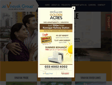 Tablet Screenshot of jaivinayakgroup.com